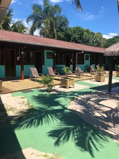 Área de descanço - Restaurante e Pousada Ilha do Mel - Ilha do Mel - Pr