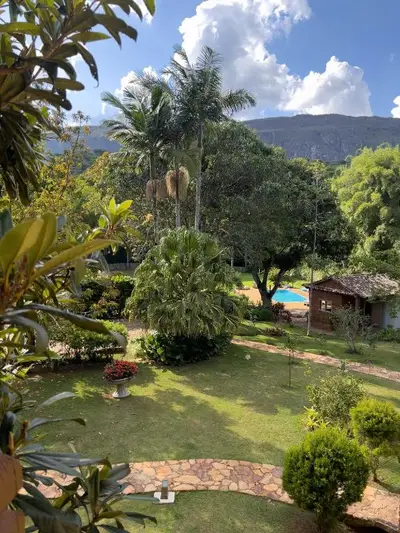 Área Externa com piscina - Pousada Vagalume - Ilha do Mel - Pr
