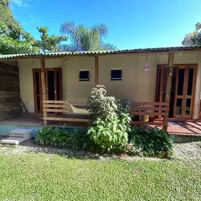 Área Externa da Pousada da Margareth, Ilha do Mel PR