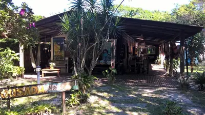 Área Externa - Pousada Trilha do Farol - Ilha do Mel - Pr