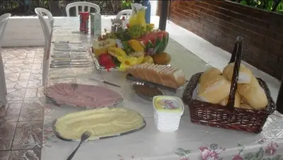 Café da manhã da Pousada do Ronaldo