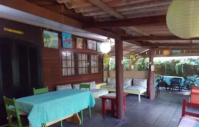 Espaço da Pousada da Lua, Ilha do Mel PR