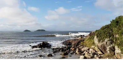 Paisagem  - Praia Paralelas - Ilha do Mel - Pr