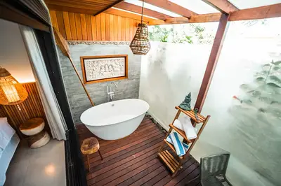 quarto com banheira