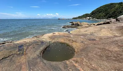 Rocha na Ilha da Galheta