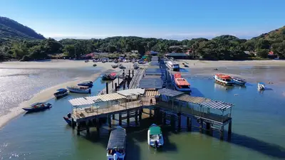 Sequência é de fotos tirada do Farol das encantadas do trapiche das encantadas do lanço do campo da bacia da sereia e da Prainha de encantadas Todas e
